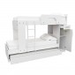 CUCHETA GABINETE TRILICHE BLANCA