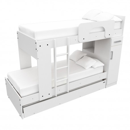 CUCHETA GABINETE TRILICHE BLANCA