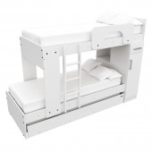 CUCHETA GABINETE TRILICHE BLANCA