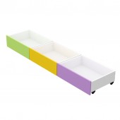 KIT 3 CAJONES BAJO CAMA NATURE