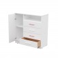 COMODA 4 CAJONES / 1 PUERTA BLANCA SUPER EXPRESS