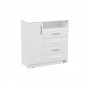 COMODA 4 CAJONES / 1 PUERTA BLANCA SUPER EXPRESS