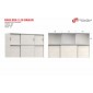 BAULERA PLACARD DAKAR 3 PUERTAS CORREDIZAS 2,20 mts.
