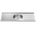BACHA 1,60 mts. ACERO INOXIDABLE