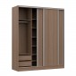 PLACARD 3 PUERTAS CORREDIZAS NATURE PREMIUM 1,80 MTS