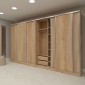 PLACARD 3 PUERTAS CORREDIZAS NATURE PREMIUM 1,80 MTS