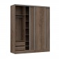 PLACARD 3 PUERTAS CORREDIZAS NATURE PREMIUM 1,80 MTS