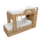 CUCHETA GABINETE TRILICHE BLANCA